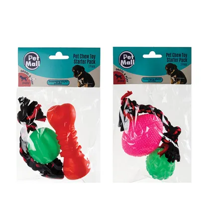 Puppy Toy Starter Pack 3-Piece