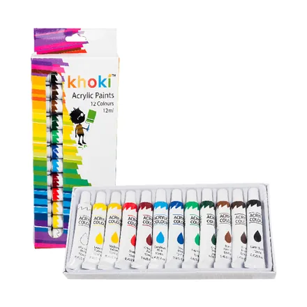 Artist Acrylic Paint Set, 12 Piece