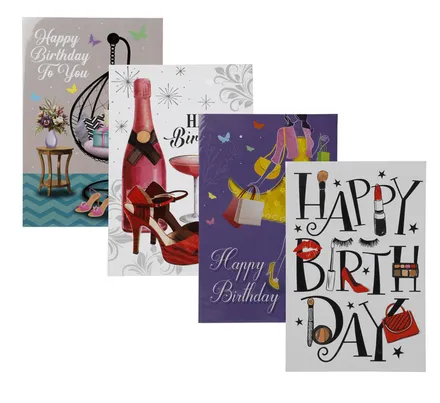 Female Birthday Card & Envelope