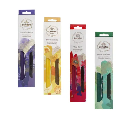 Incense Sticks 30pc And Wooden Holder