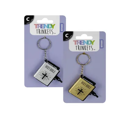 Mini English Bible Key Chain 8cm