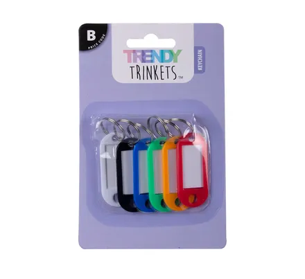 Key Chain Indicator Tags 6 Piece