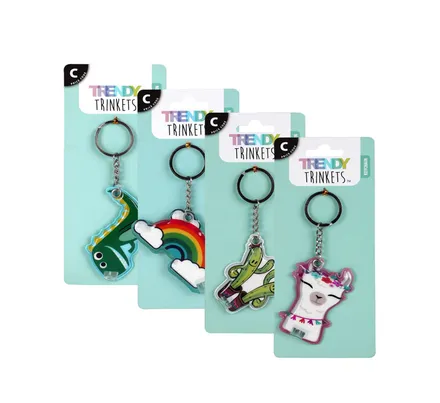 Light Up Keychain In Assorted Designs