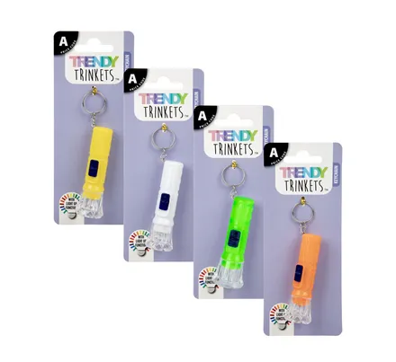 Mini Torch Keychain In Assorted Colours