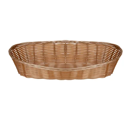 Woven Plastic Basket, 30 X 15 X 8cm