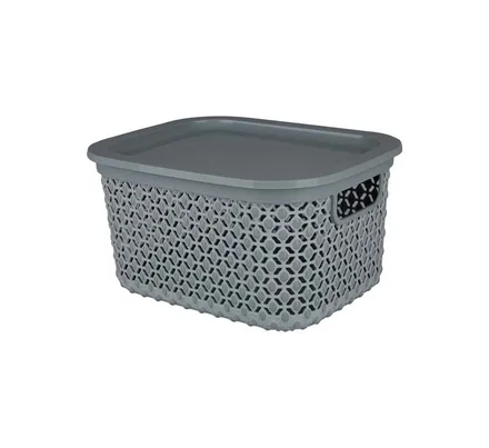 Plastic Basket With Lid