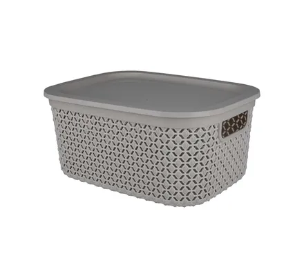 Plastic Basket With Lid