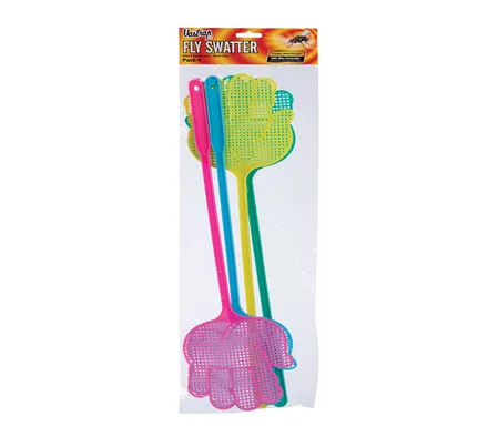 Fly Swatter Plastic Hand Shaped 4 Pack