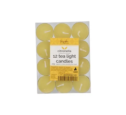 Citronella Candle Tea Light