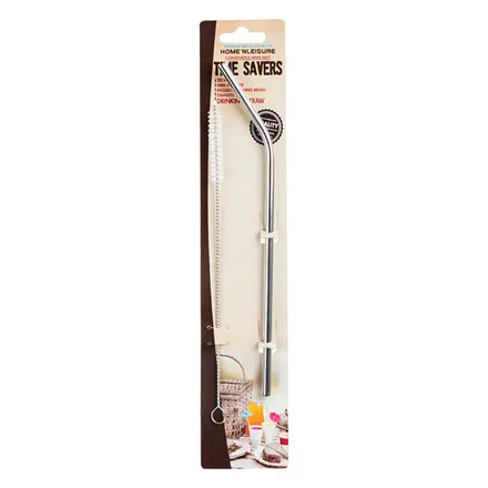 Stainless Steel Straw With Brush 20,5cm