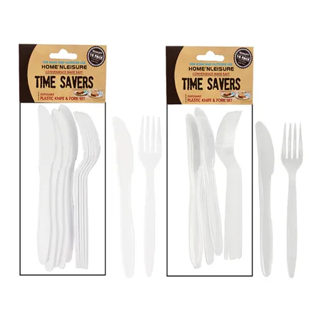 Cutlery Set, 10-Piece, 5 Knives, 5 Forks