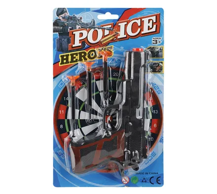 Police Gun Play Set, 4-Piece