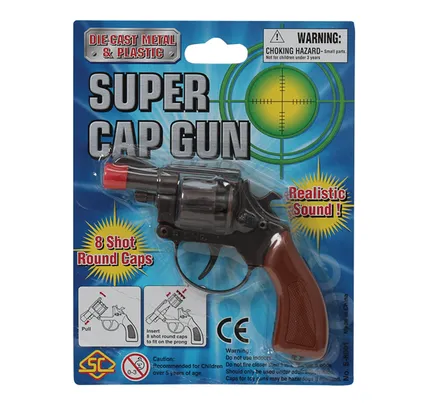 Metal Die-Cast Hand Cap Gun