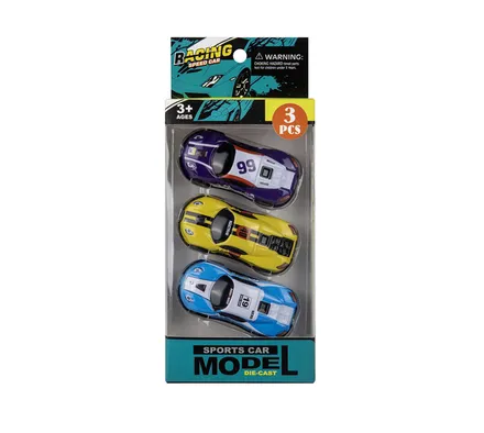 Pack Of 3 Alloy Racers