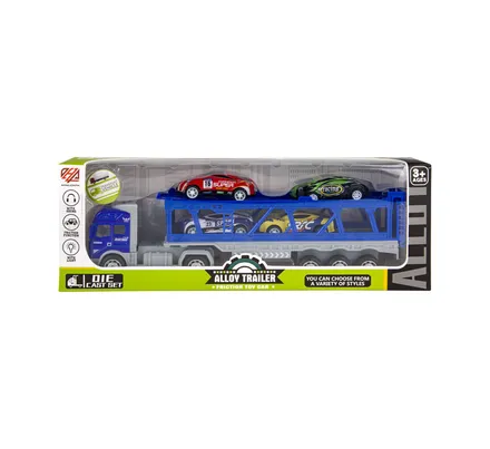 Battery Operated Die Cast Truck Set 26cm