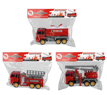 Friction Fire Truck, 19cm