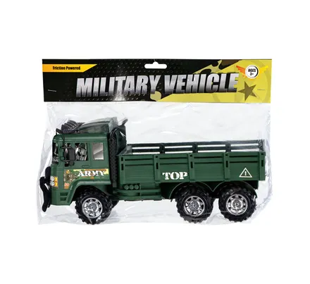 Friction Military Truck, 30cm