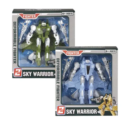 Transforming Sky Warrior Fighter, 23cm