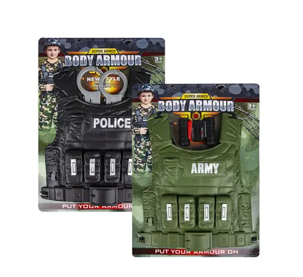 Plastic Body Armour 2-Piece, 32 X 29cm