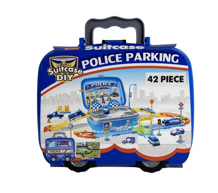 Parking Lot City Play Set, 42-Piece