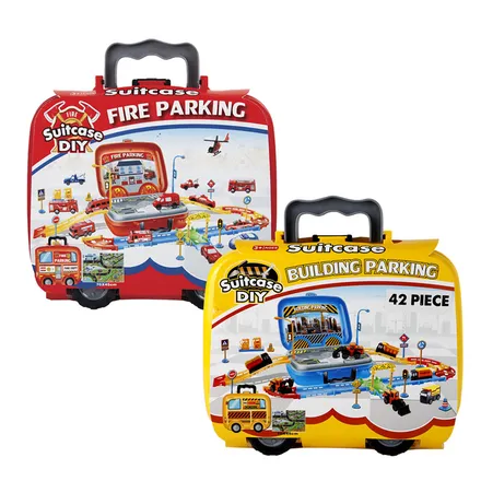 Parking Lot Fire Play Set, 42-Piece