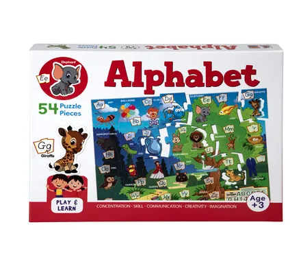 Alphabet Jigsaw Puzzle, 54-Piece