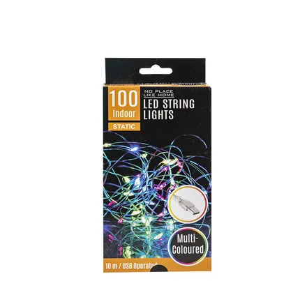 100 Bulb String Light Usb Cool White