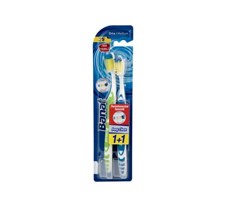 Adult Toothbrushes With Caps, 2-Piece