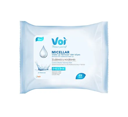 Voi Micellar Face  Wipes 25-Piece