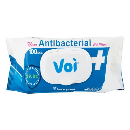 Voi Hand Sanitising Wipes, 100-Piece