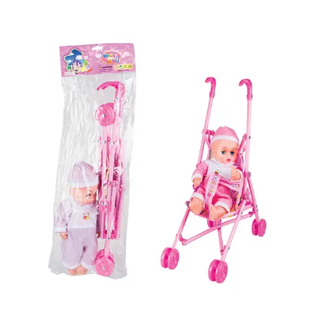 Baby Doll With Stroller