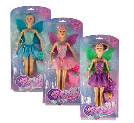 Fairy Doll With Wings & Accessory, 29cm