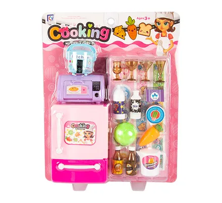 Fashion Doll Fridge & Grocery Set