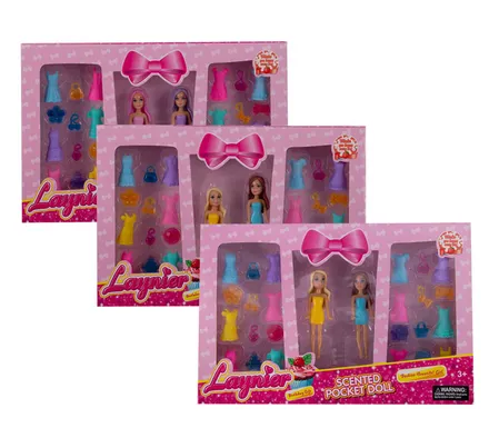 Scented Pocket Dolls Set, 28-Piece