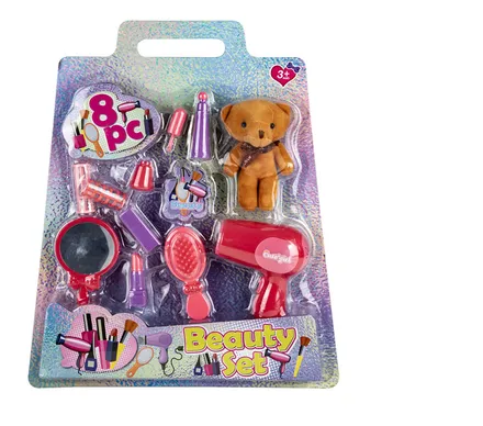 Fashion Beauty Playset With Plush Bear