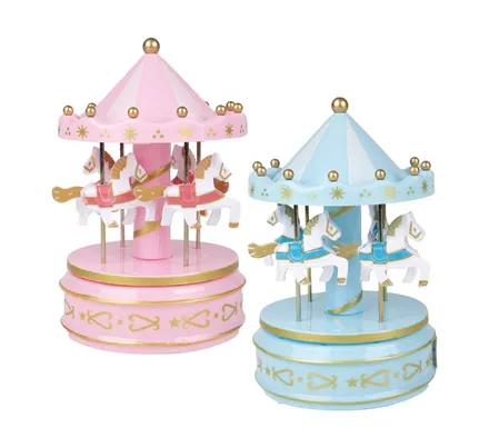 Playset Musical Carousel Box