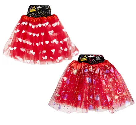 Tutu With Fabric Hearts