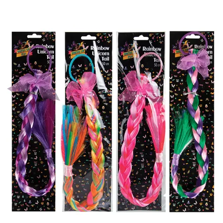 Braided Unicorn Tail Hairband, 50cm