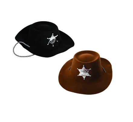 Kiddies Cowboy Hat With Badge