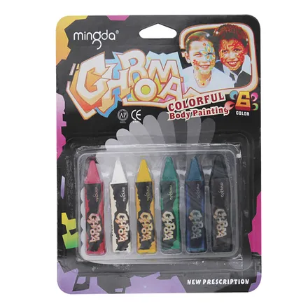 Face Painting Crayons, 6-Colours