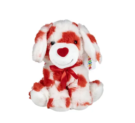 Stuffed Love Dog With Heart Pattern 20cm