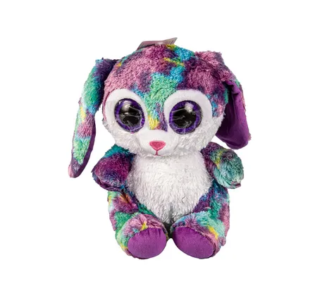 Stuffed Big Eyed Floppy Ear Animal, 23cm