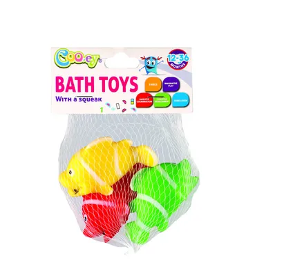 Bath Vinyl Fish, 3-Piece