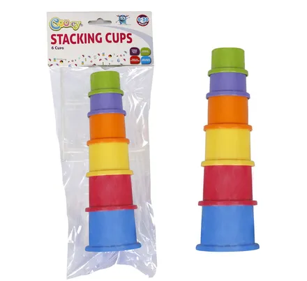 Baby Educational Cup Stacking, 6-Piece