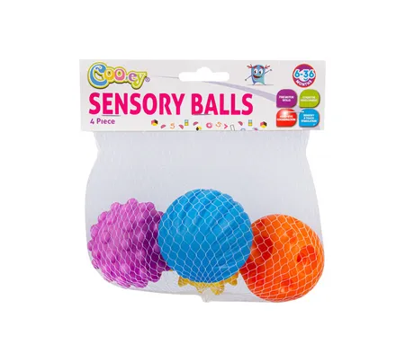 Baby Educational Sensory Ball, 4-Piece