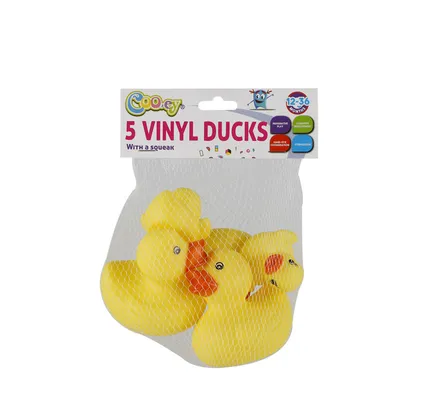 Vinyl Duck Set, 5-Piece