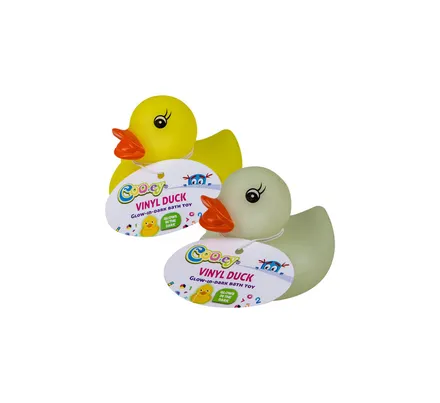 Vinyl Duck 5.6cm, Glow-In-Dark