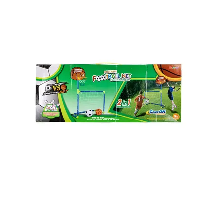 Sport Game 2 In 1 Soccer And Hoop Set