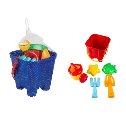 Castle Mould Beach Bucket Set, 7-Piece