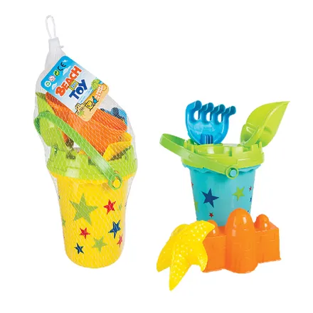 Beach Bucket Set, 6-Piece